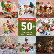 Load image into Gallery viewer, Xmas bundle : 50+ Christmas Amigurumi Crochet patterns (Free Gift)