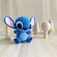 Load image into Gallery viewer, Stitch Amigurumi crochet pattern