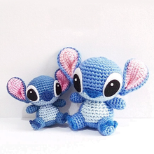 Load image into Gallery viewer, Stitch Amigurumi crochet pattern