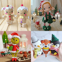 Load image into Gallery viewer, Xmas bundle : 50+ Christmas Amigurumi Crochet patterns (Free Gift)
