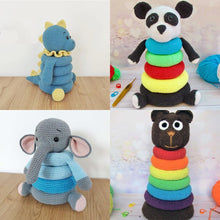 Load image into Gallery viewer, Stacking bundle : 25+ Amigurumi crochet patterns(Free Gift)