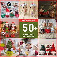 Load image into Gallery viewer, Xmas bundle : 50+ Christmas Amigurumi Crochet patterns (Free Gift)