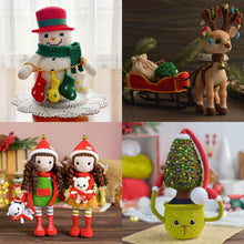 Load image into Gallery viewer, Xmas bundle : 50+ Christmas Amigurumi Crochet patterns (Free Gift)