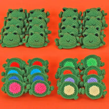 Load image into Gallery viewer, Frog Memory Game Crochet Pattern