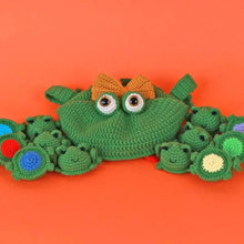 Load image into Gallery viewer, Frog Memory Game Crochet Pattern