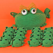 Load image into Gallery viewer, Frog Memory Game Crochet Pattern