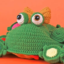 Load image into Gallery viewer, Frog Memory Game Crochet Pattern