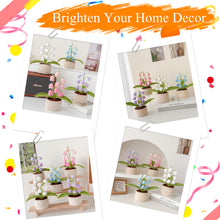 Load image into Gallery viewer, Handmade Crochet Lily of the Valley in Pot