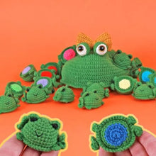 Load image into Gallery viewer, Frog Memory Game Crochet Pattern
