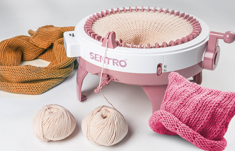 Knitting Machine, Sentro 48 Needles Smart Weaving Loom Round Spinning  Knitting