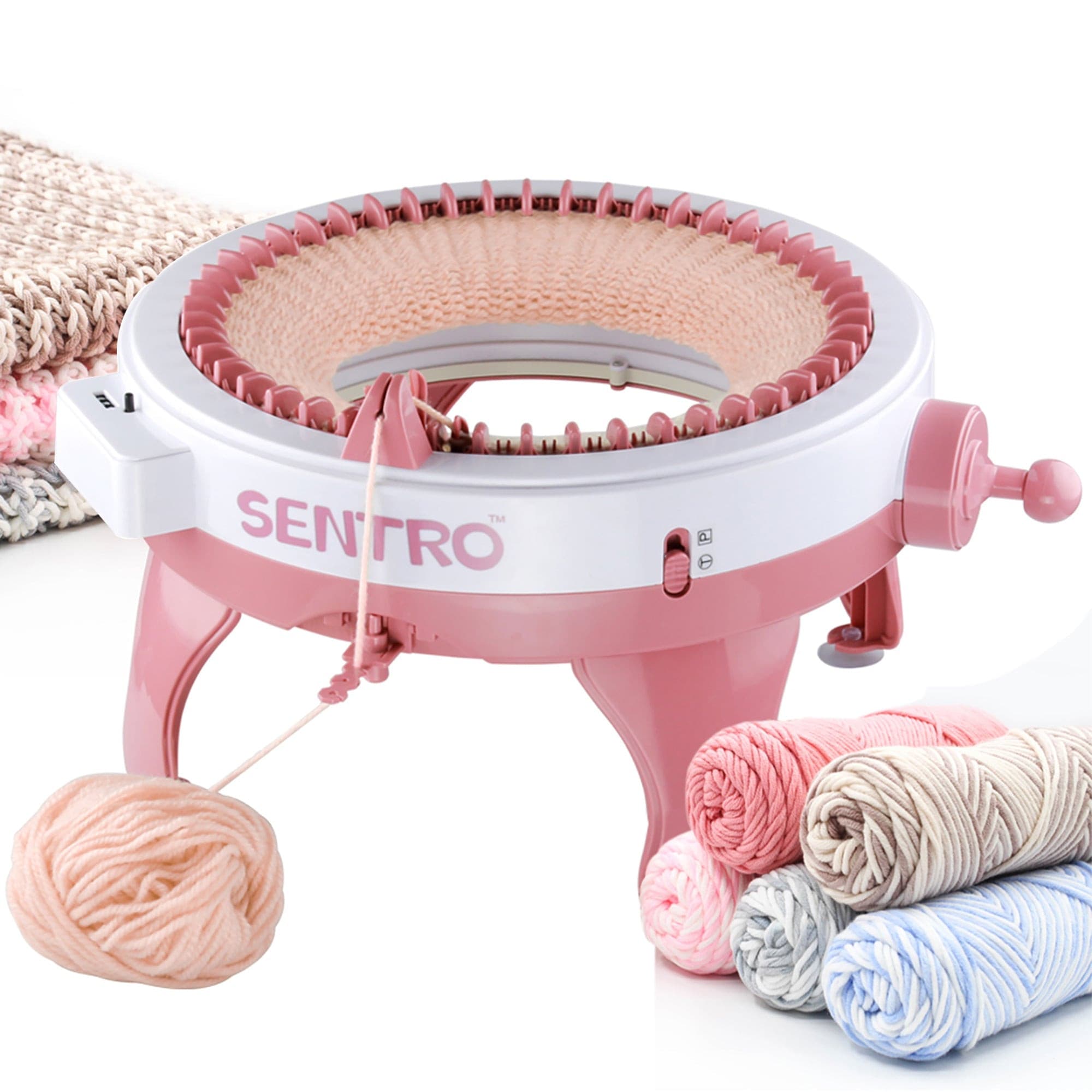 Circular Knitting Machine SENTRO 22-Needle Knitting Machine - Smart DIY ...