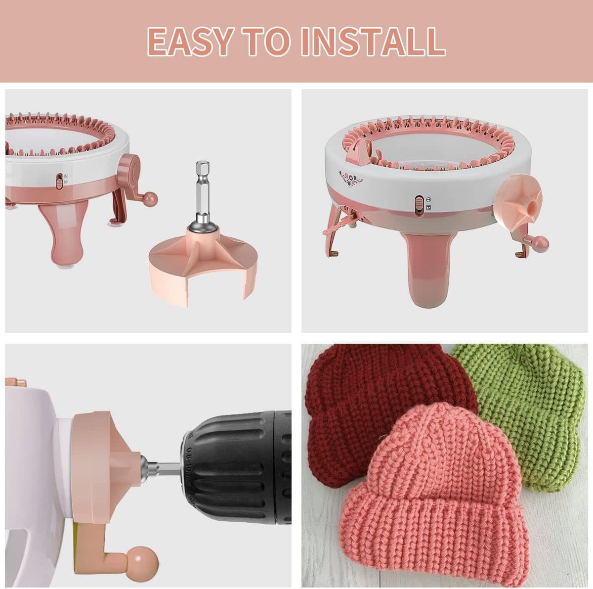 Sentro Knitting Machine Drill Adapter  Sentro 48 Knitting Machine -  Knitting Machine - Aliexpress